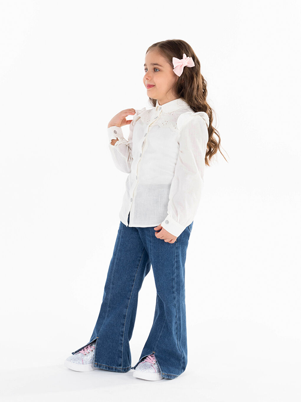 Girls Kız Çocuk Pantolon 2-5 Yaş Mavi-3