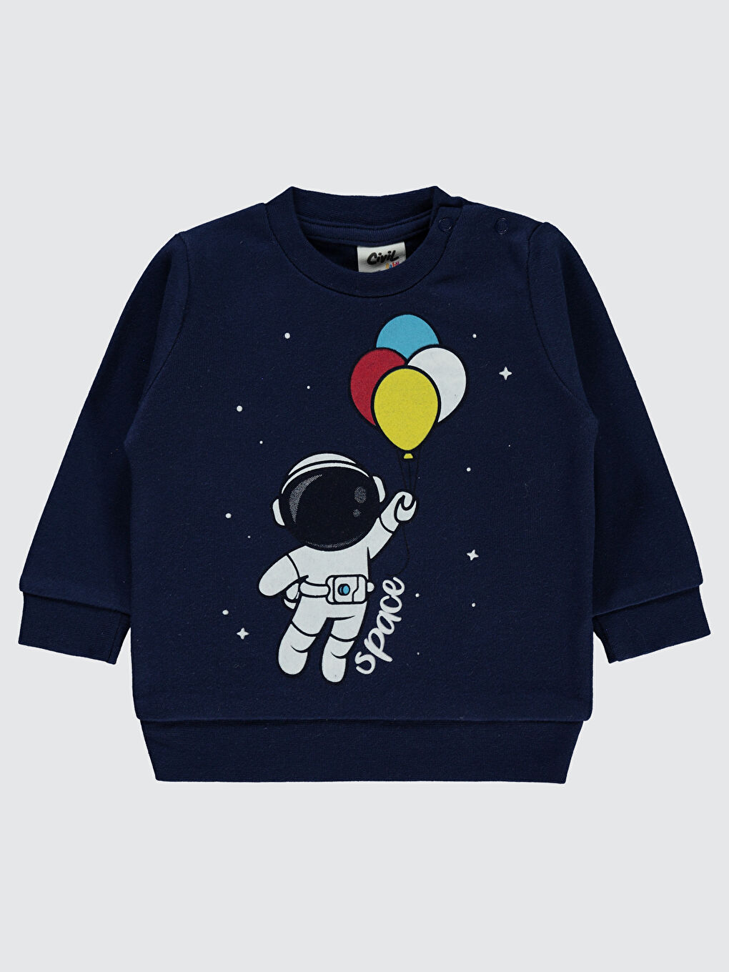 Bebek Sweatshirt 6-18 Ay Lacivert