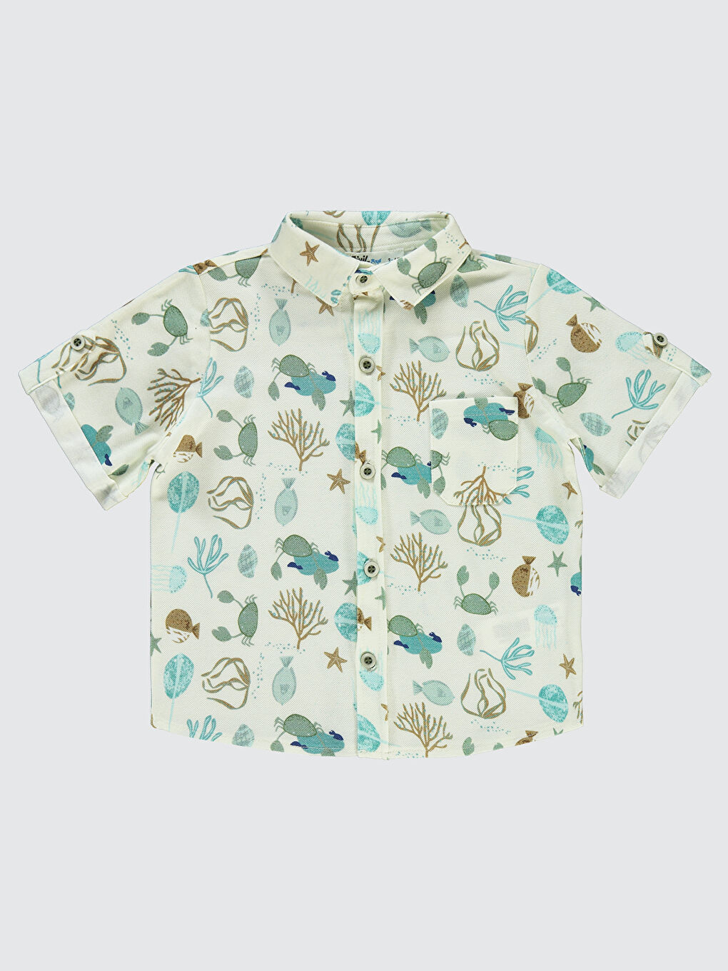 Bej Boys Erkek Çocuk Gömlek 2-5 Yaş Fildişi