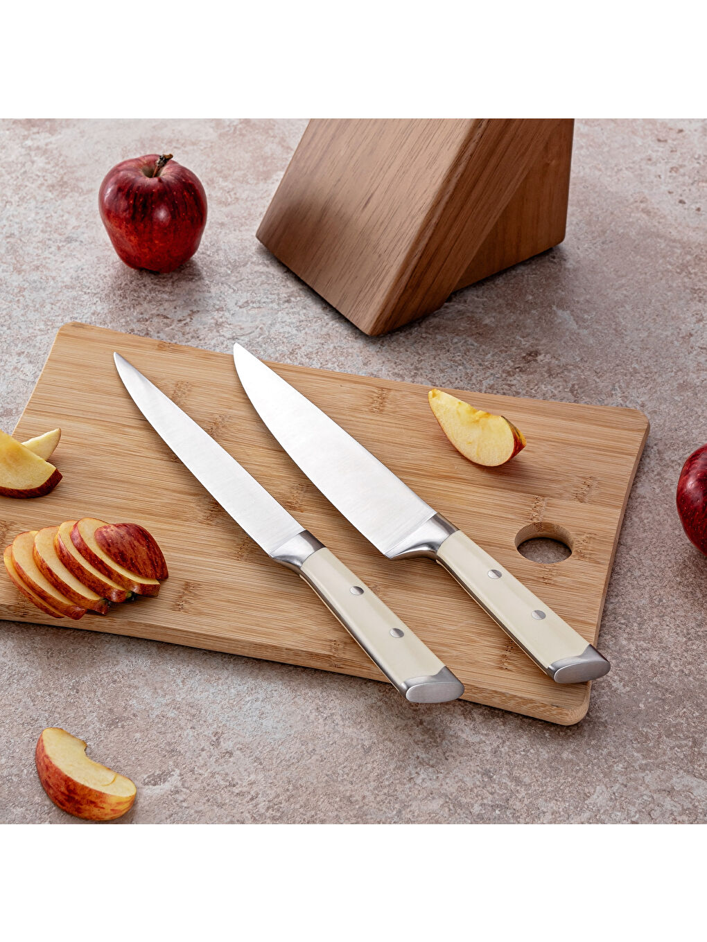 Ekru Stark 6 Parça Bıçak Seti-10