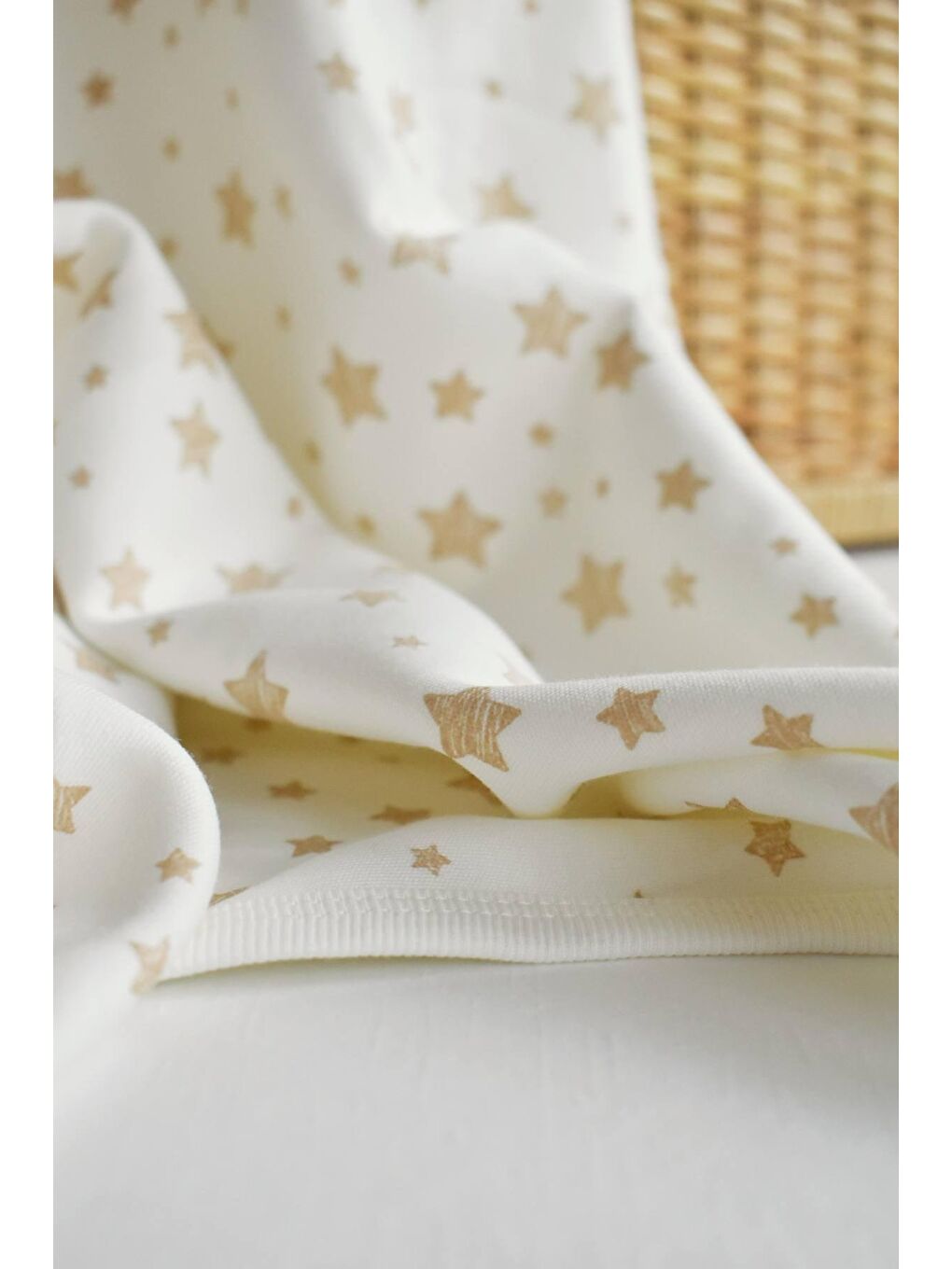 BabyCosy Organic  Ekru Bebek Battaniye 85X85, %100 Organik Pamuk, Bebek ve Yenidoğan Serisi - CSY5903 - 2