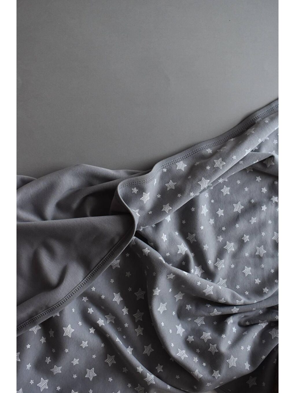 BabyCosy Organic  Gri Bebek Battaniye 85X85, %100 Organik Pamuk, Bebek ve Yenidoğan Serisi - CSY5905 - 1