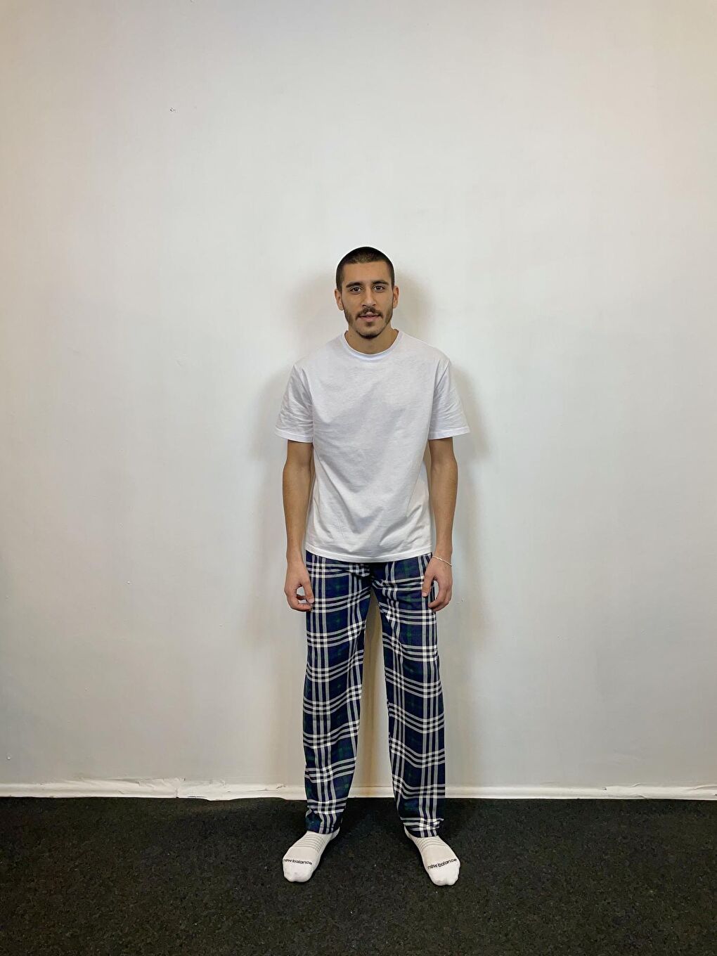 Yeşil Standart Kalıp Ekose Belli Lastikli Erkek Pijama