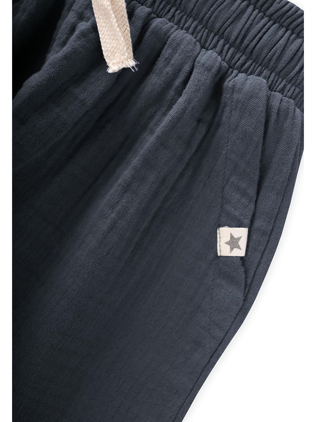 Antrasit Erkek Çocuk Müslin Pantolon-2