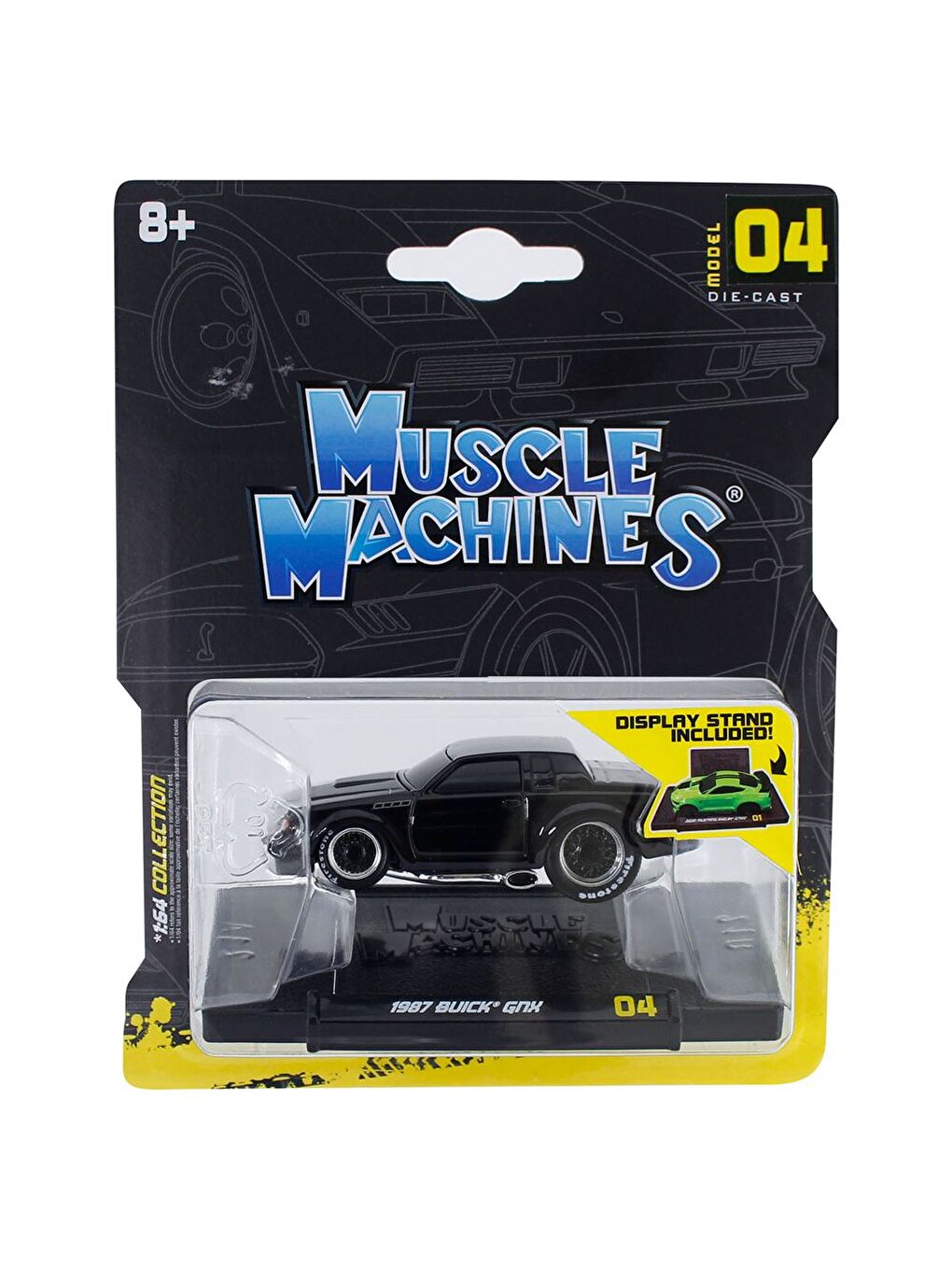 Muscle Machines 04 - 1987 Buick GNX Model Araba 1/64-1