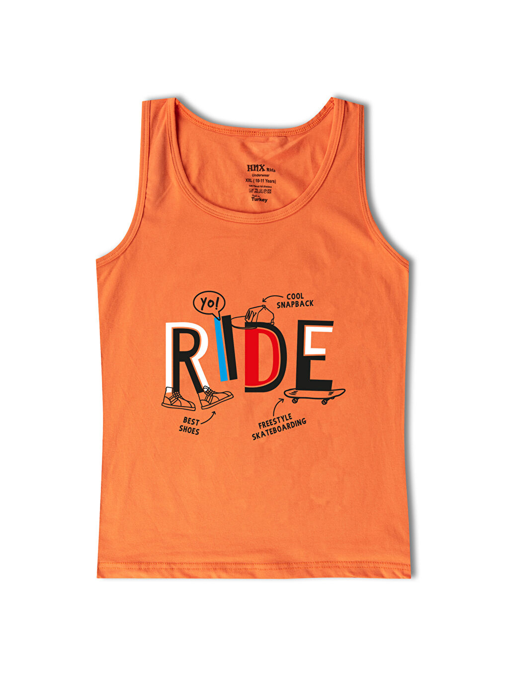 Karışık Pamuklu 6'lı Erkek Çocuk Atlet-4