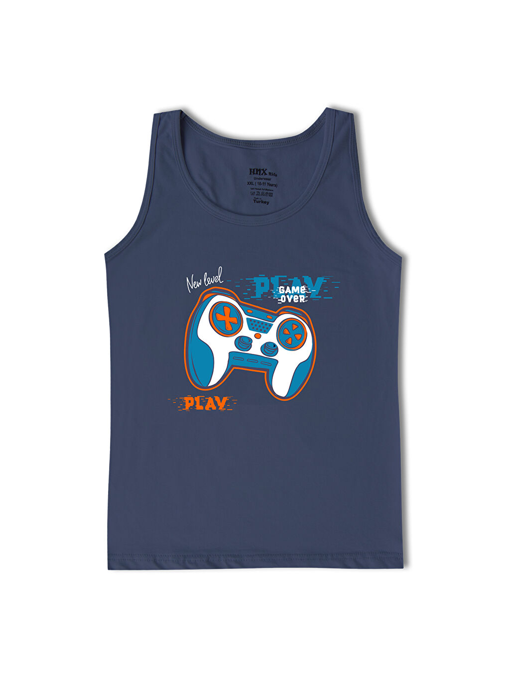 Karışık Pamuklu 6'lı Erkek Çocuk Atlet-3