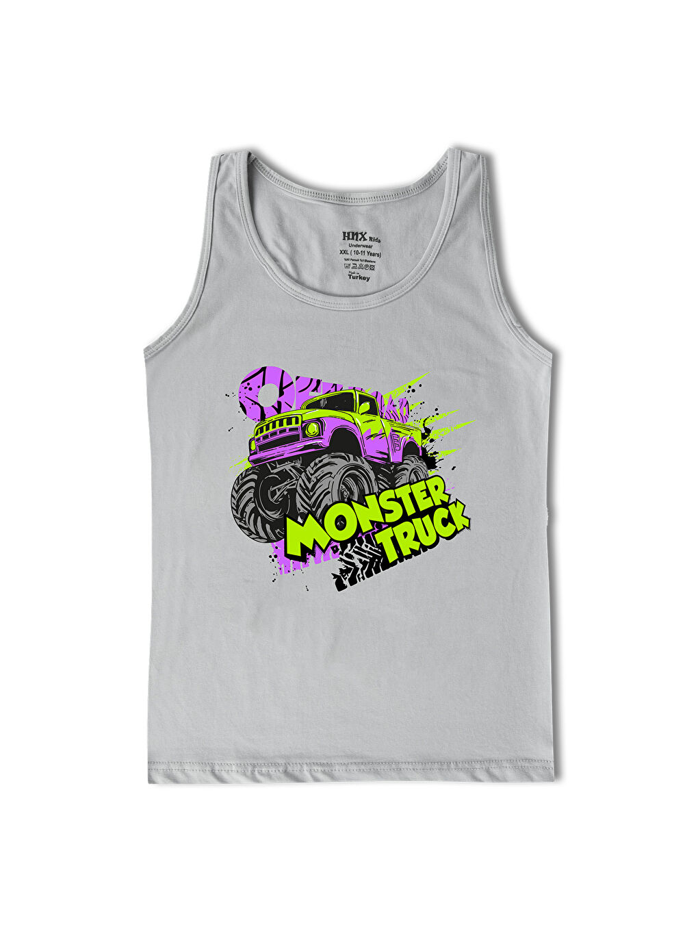 Karışık Pamuklu 6'lı Erkek Çocuk Atlet-5