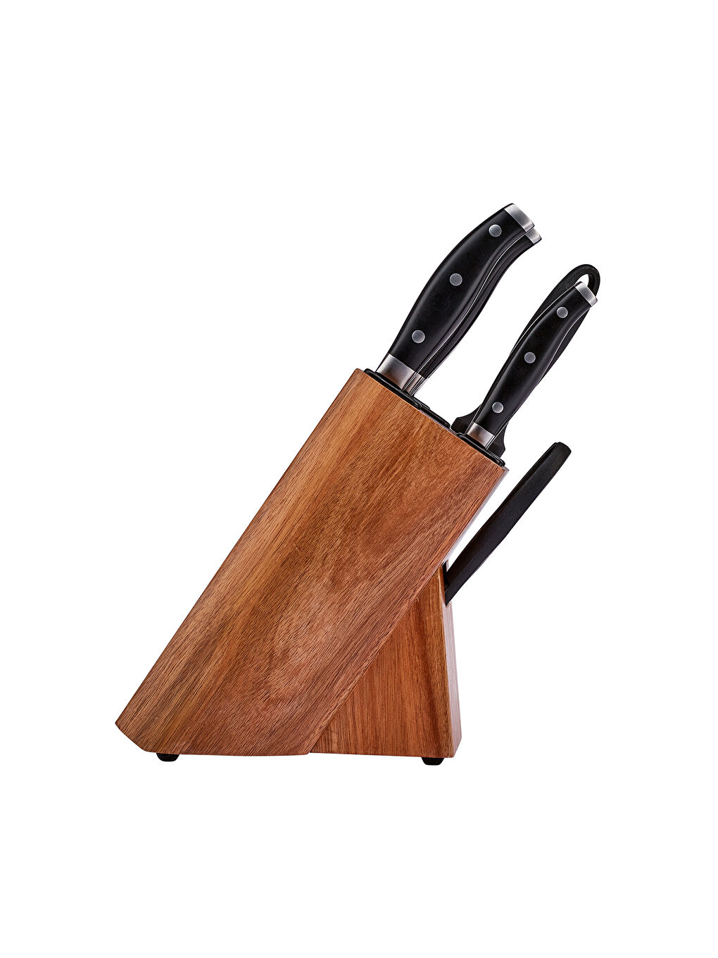 Siyah Naturel 8 Parça Bıçak Seti-5