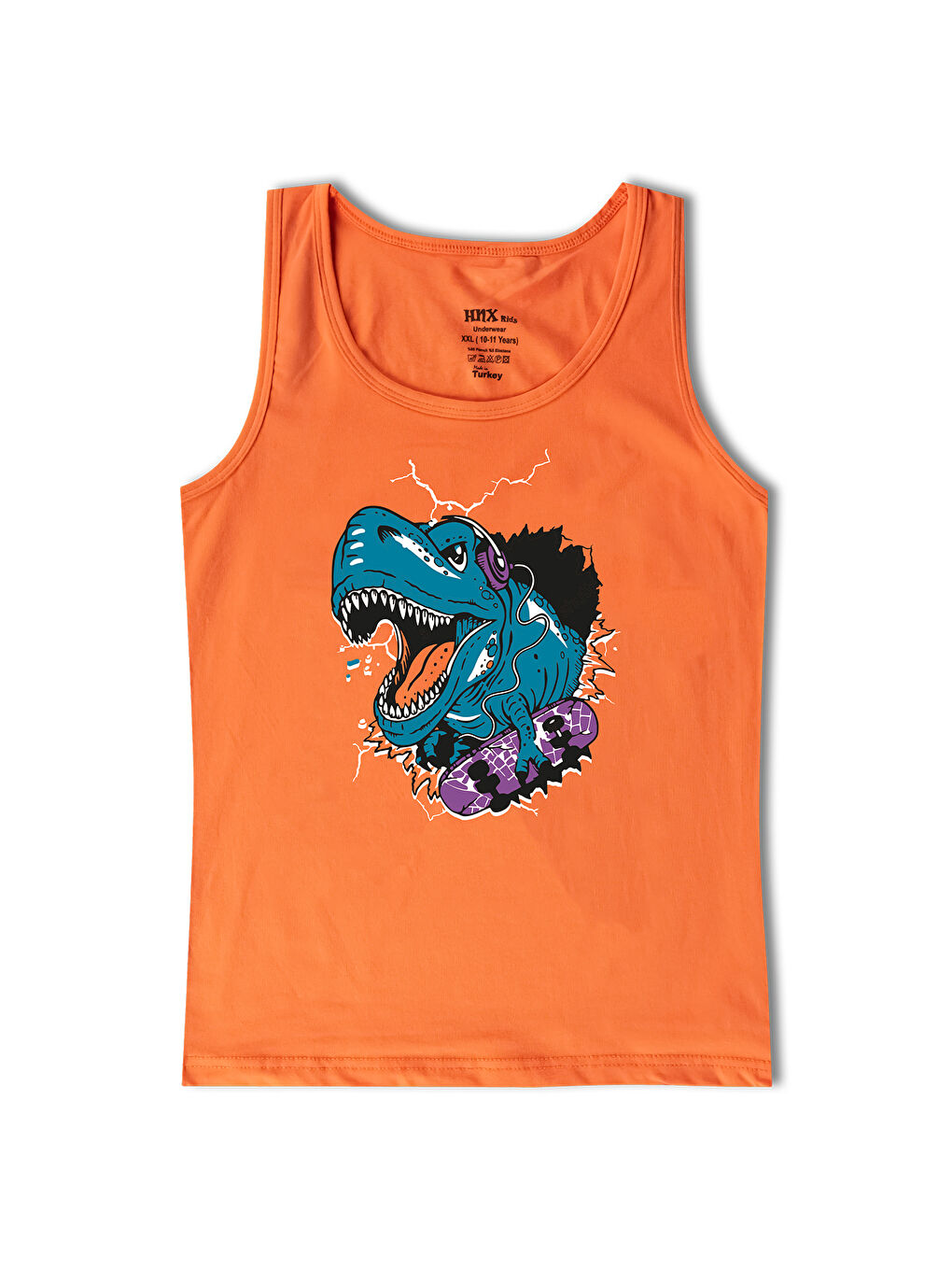 Karışık Pamuklu 6'lı Erkek Çocuk Atlet-7