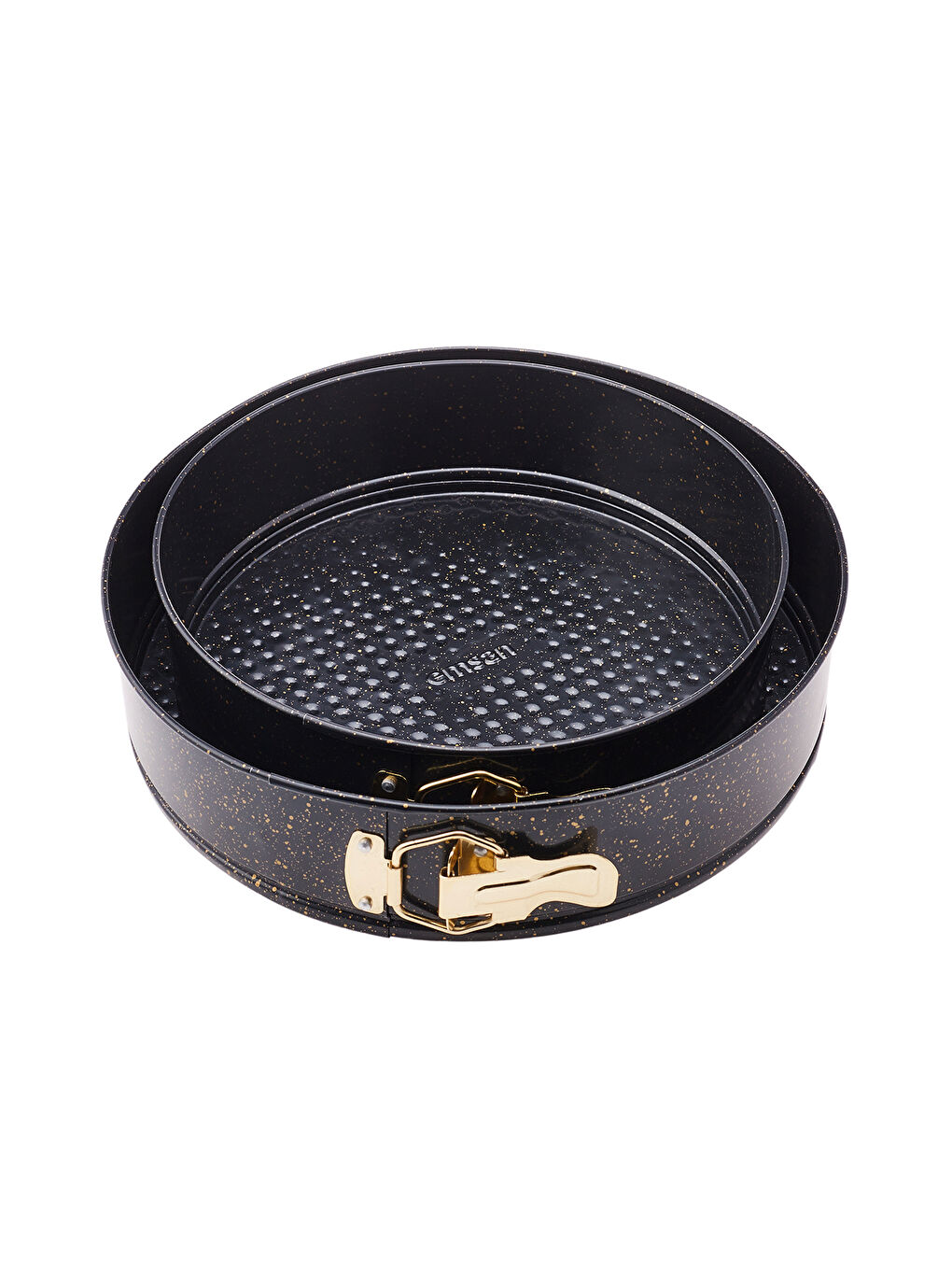 Sarı Circle 2 li Kelepçeli Kek Kalıbı Seti Gold 24-28 cm-6