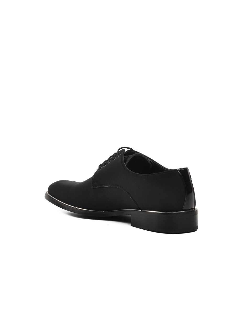 8003 Siyah Saten Hakiki Deri Erkek Klasik Ayakkabı-3