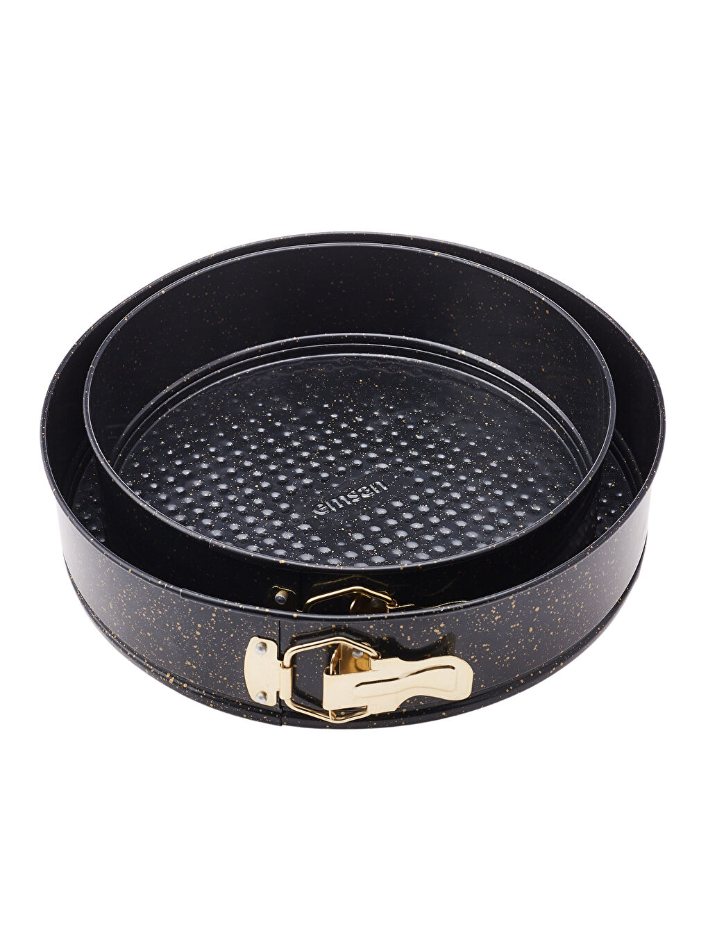 Sarı Circle 2 li Kelepçeli Kek Kalıbı Seti Gold 24-28 cm-8