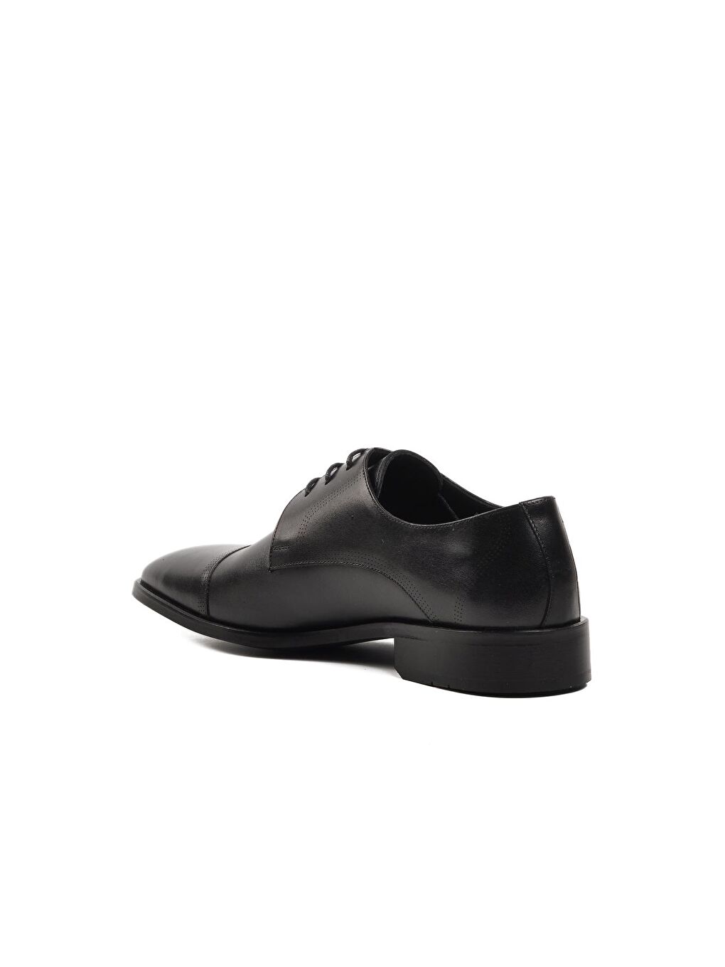 2886 Siyah Hakiki Deri Erkek Klasik Ayakkabı-3