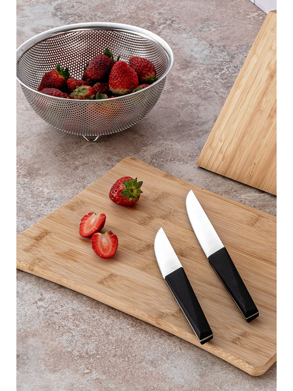 Siyah Black 5 Parça Bıçak Seti-3