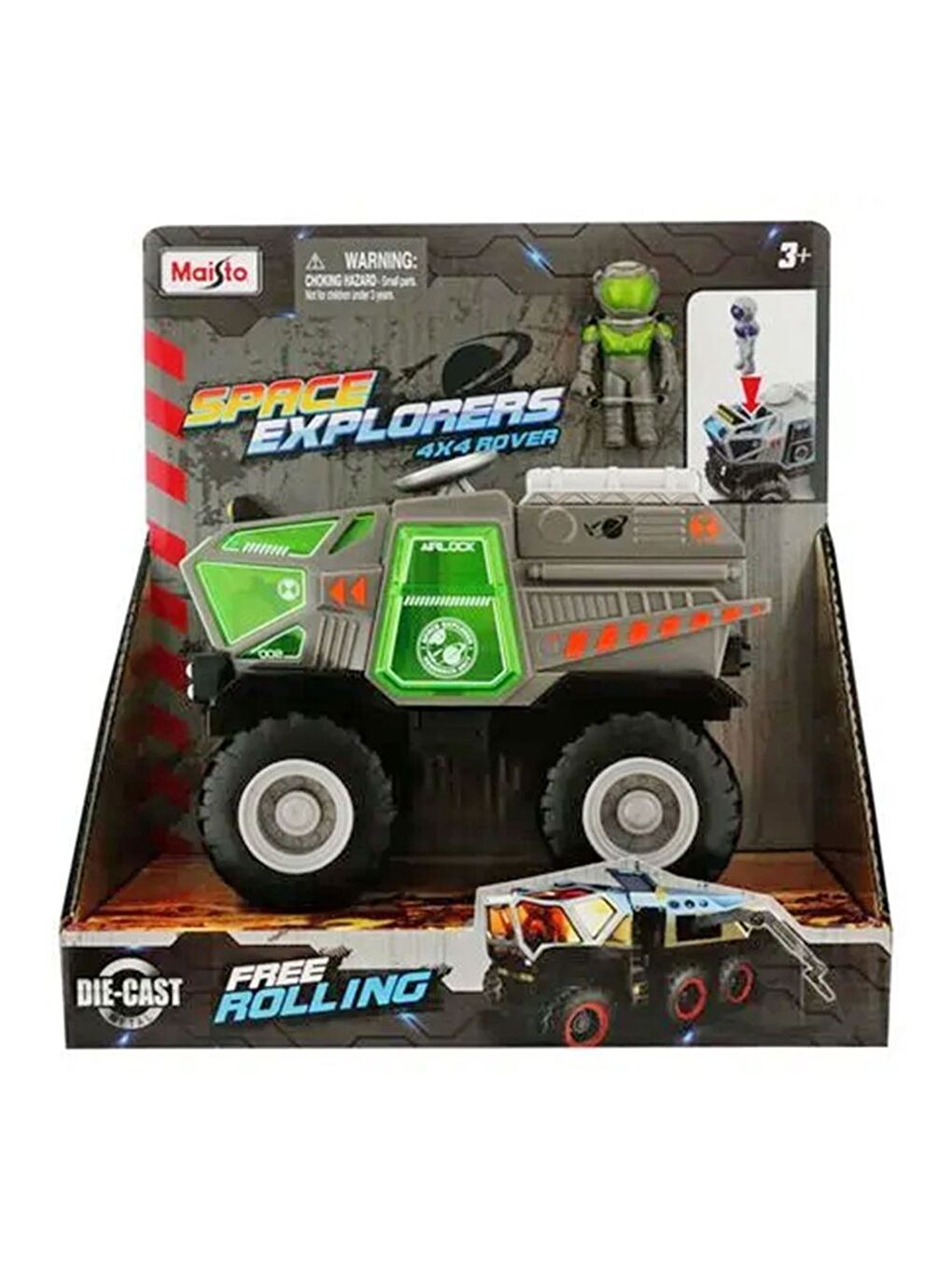 LC WAIKIKI Space Explorers 4x4 Rover Uzay Aracı ve Figür - Yeşil - 1