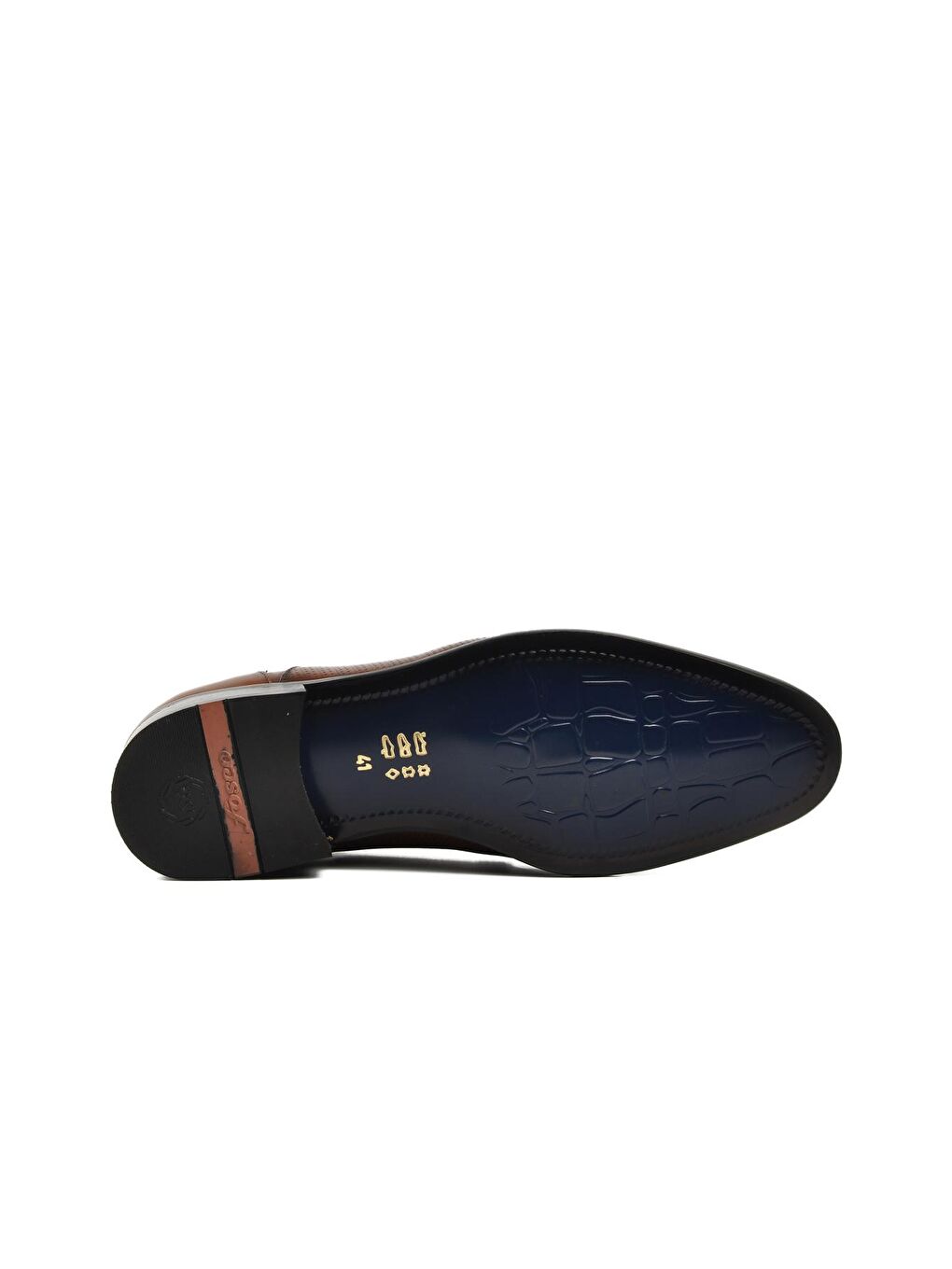 Kahverengi 9511 Taba-Lazer Hakiki Deri Erkek Klasik Ayakkabı-4