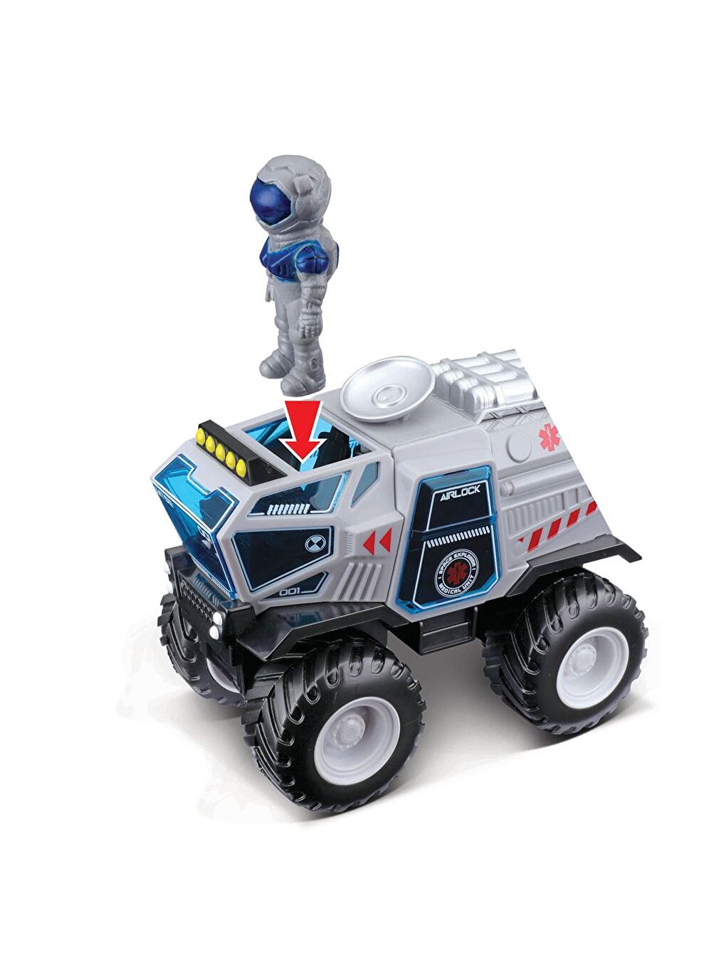 Maisto Space Explorers 4x4 Rover Uzay Aracı ve Figür - Mavi - 1