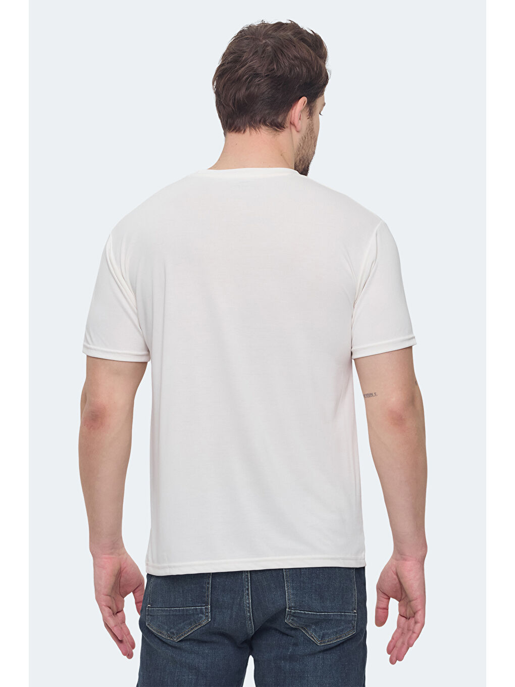 KRATER Erkek Ekru Tişört-1