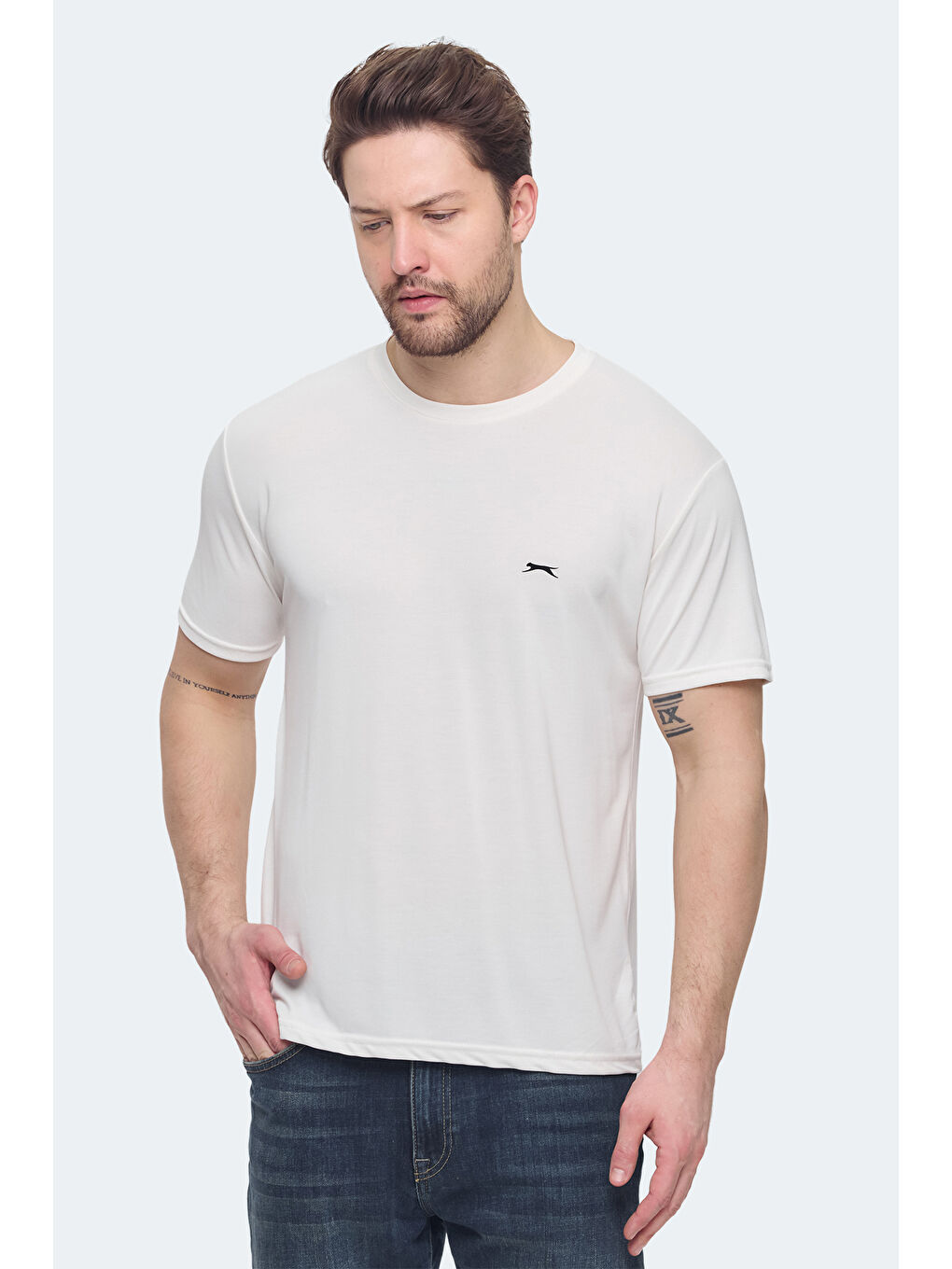 KRATER Erkek Ekru Tişört-2