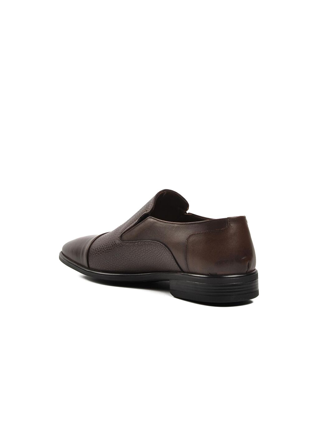 Kahverengi 2809 Kahve Hakiki Deri Erkek Klasik Ayakkabı-3