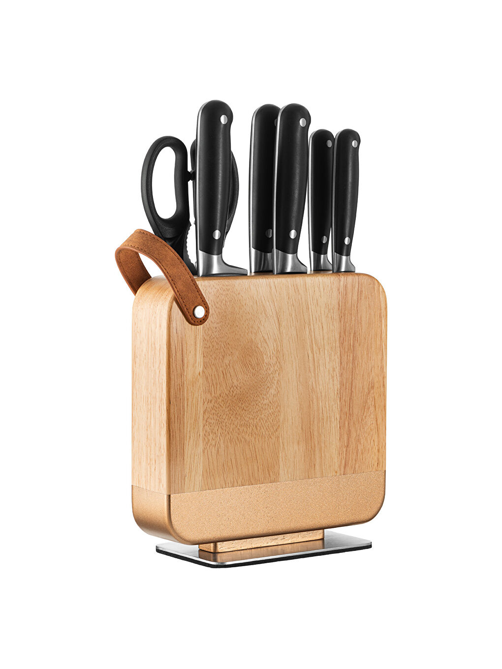 Siyah Sansa 7 Parça Bıçak Seti-5