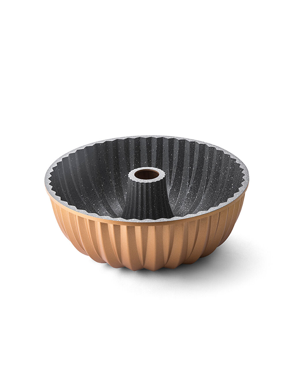 Sarı Griss Hardstone Döküm Kek Kalıbı Gold 24 cm-6