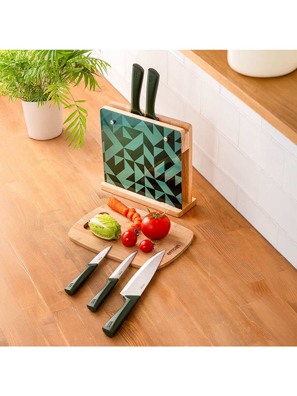 Mor Art 6 Parça Bıçak Seti-6