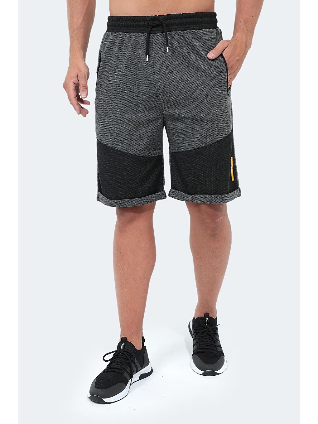 PLANT Erkek Şort Koyu Gri-1