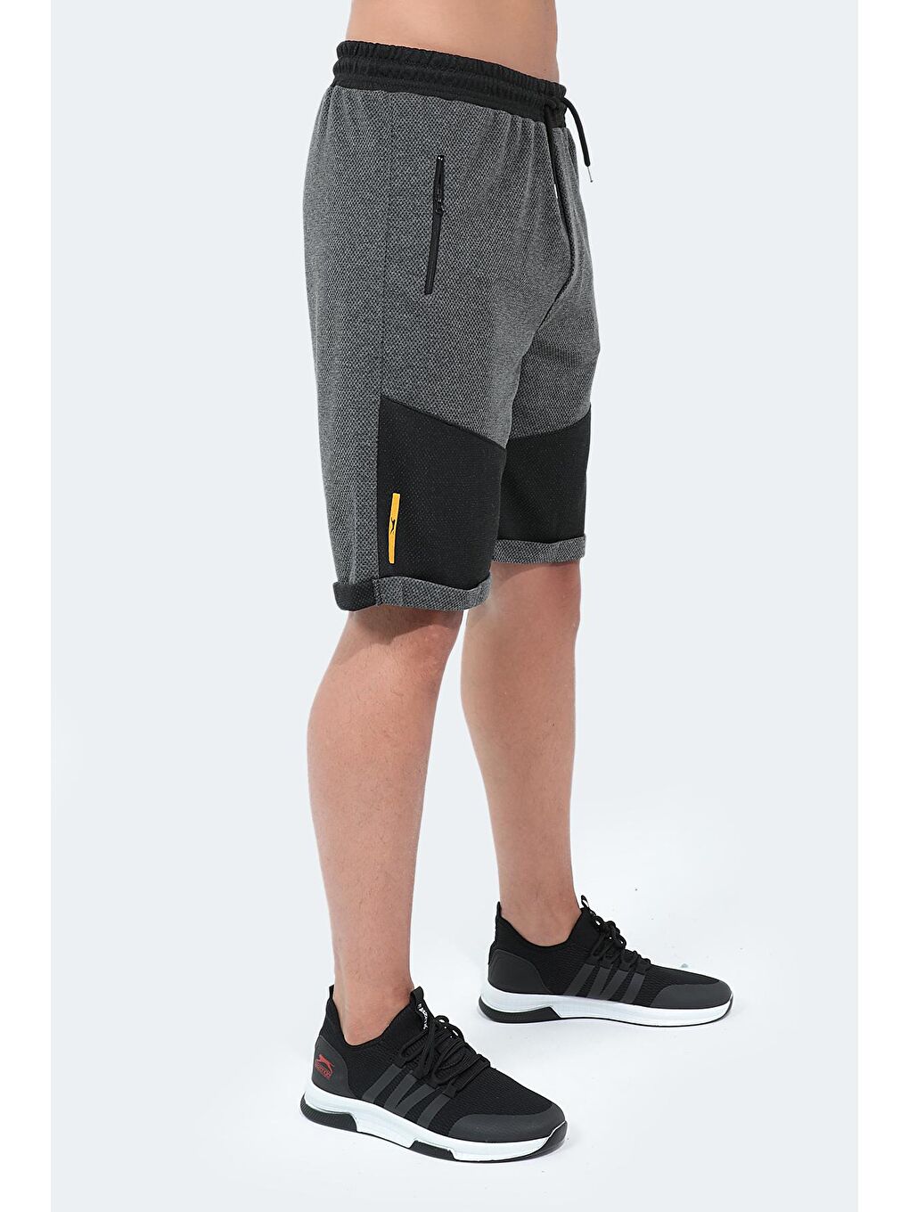 PLANT Erkek Şort Koyu Gri-4