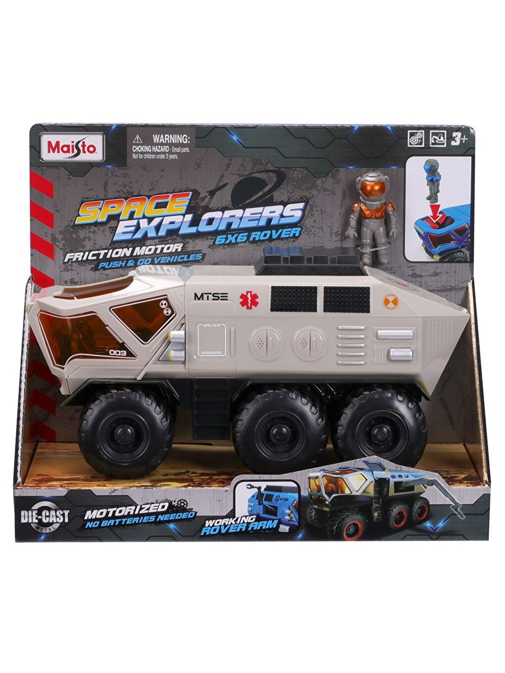 LC WAIKIKI Space Explorers 6x6 Rover Sürtmeli Uzay Aracı ve Figür - Bej - 2