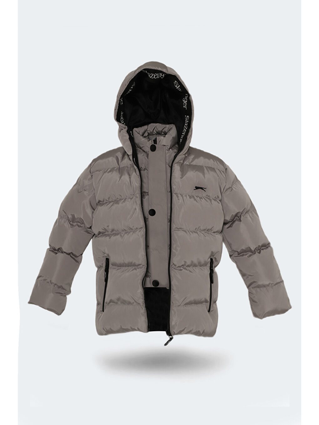 NEONS Unisex Çocuk Mont Taş Gri-3