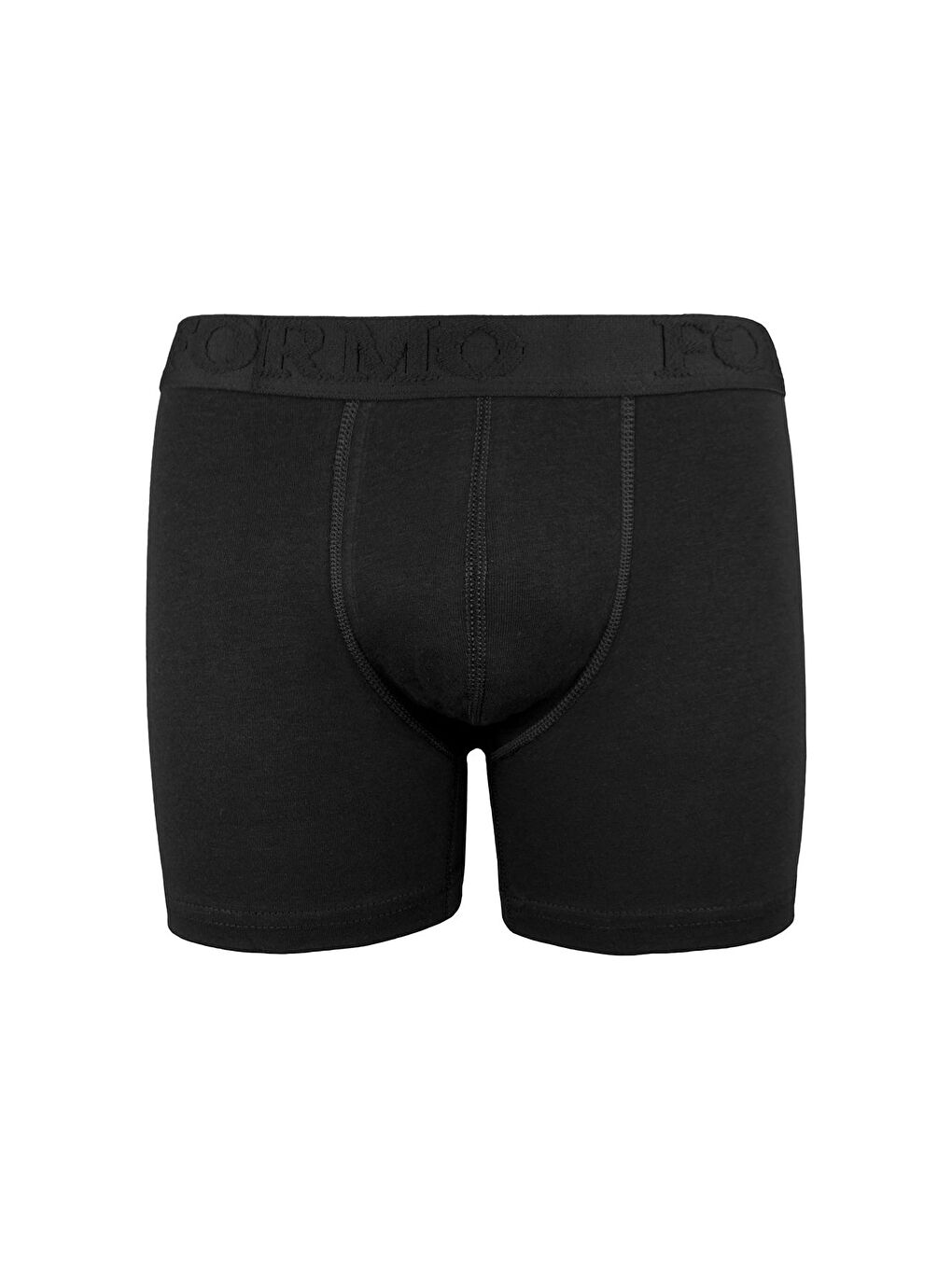 6'lı Erkek Siyah Pamuklu Esnek Elastan Boxer-1