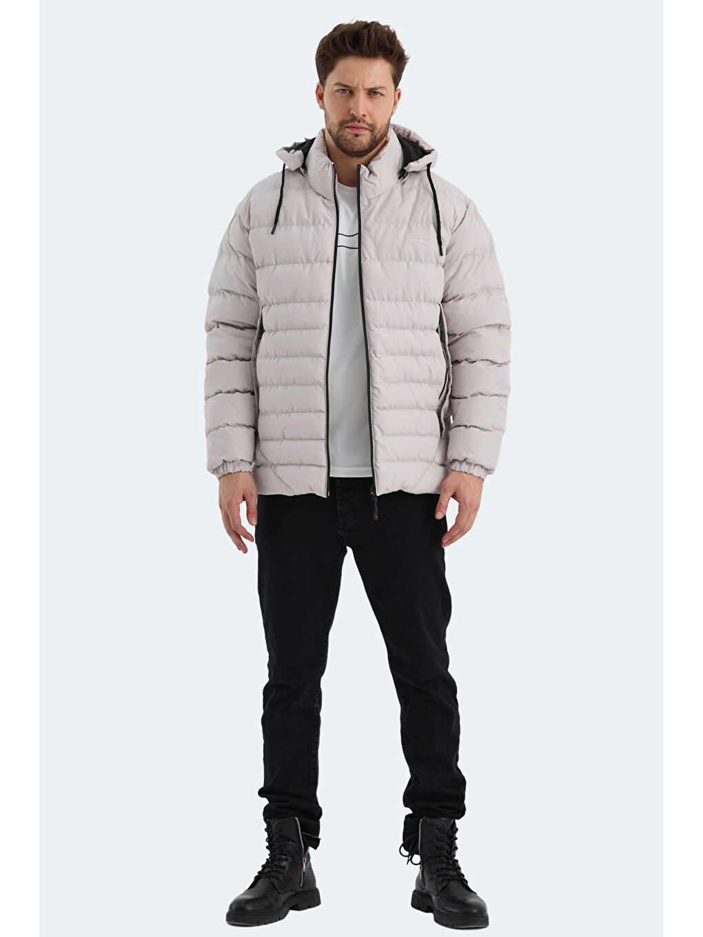 HADI Erkek Şişme Mont  Bej-6