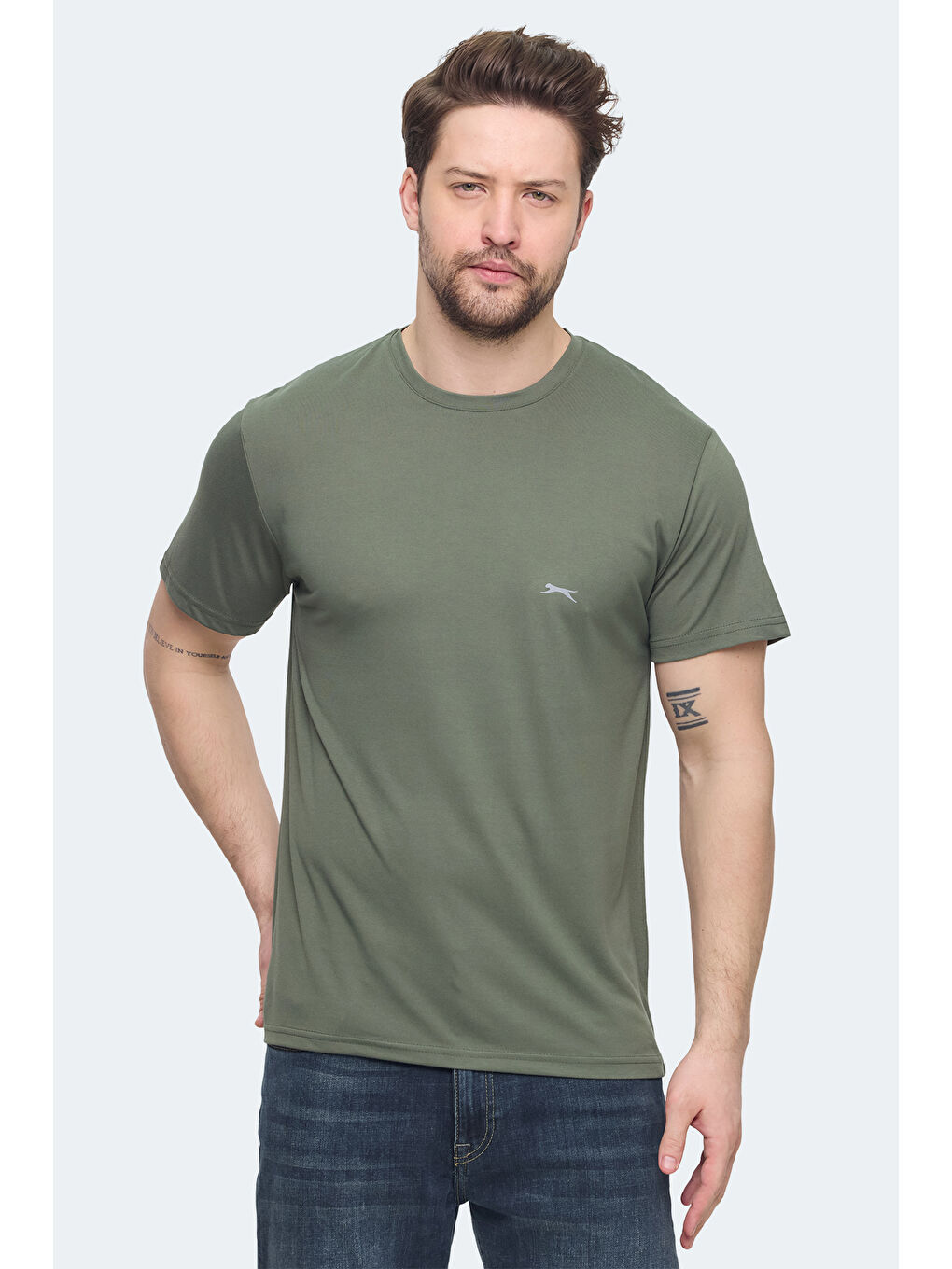 KRATER Erkek Haki Tişört-2