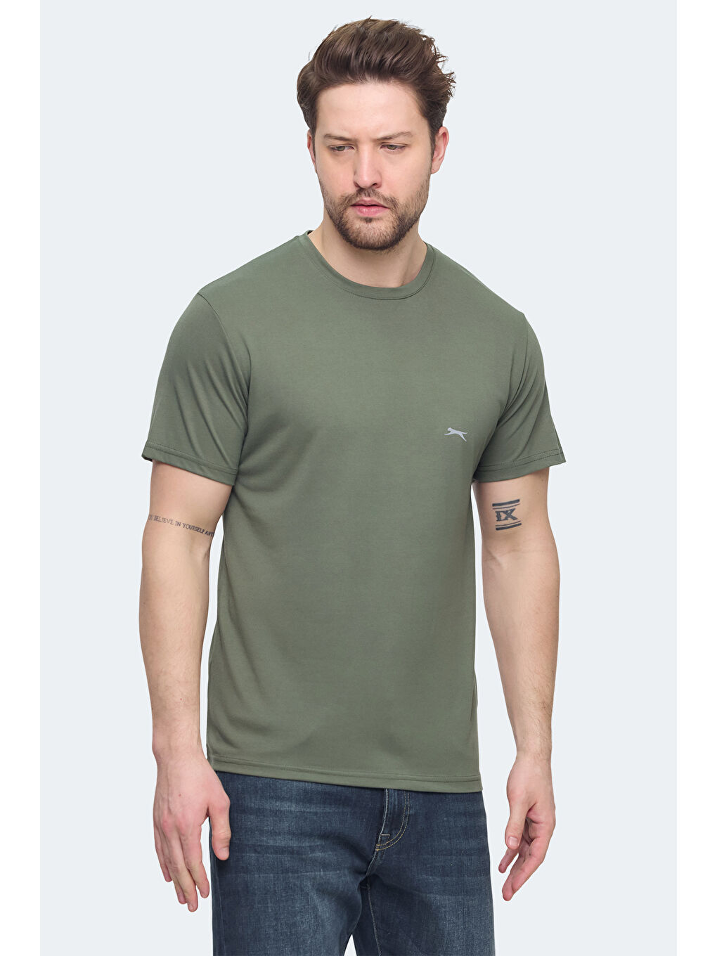 KRATER Erkek Haki Tişört-3