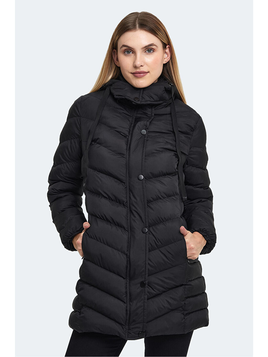 GWEN Kadın Şişme Mont  Siyah