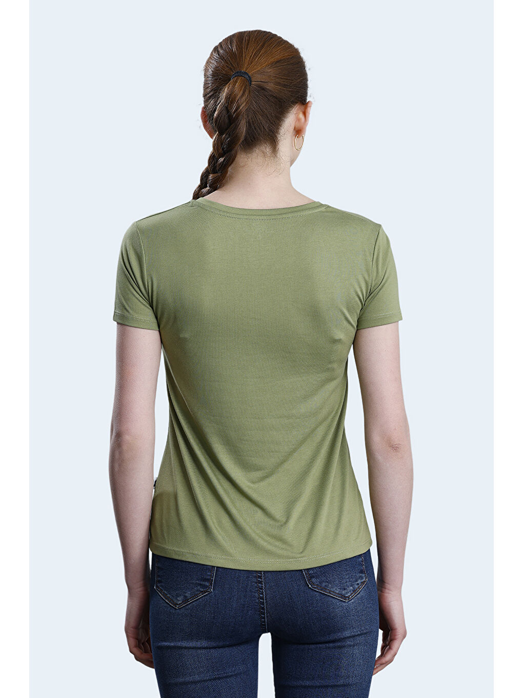 PERICAS Kadın Açık Yeşil Tişört-1