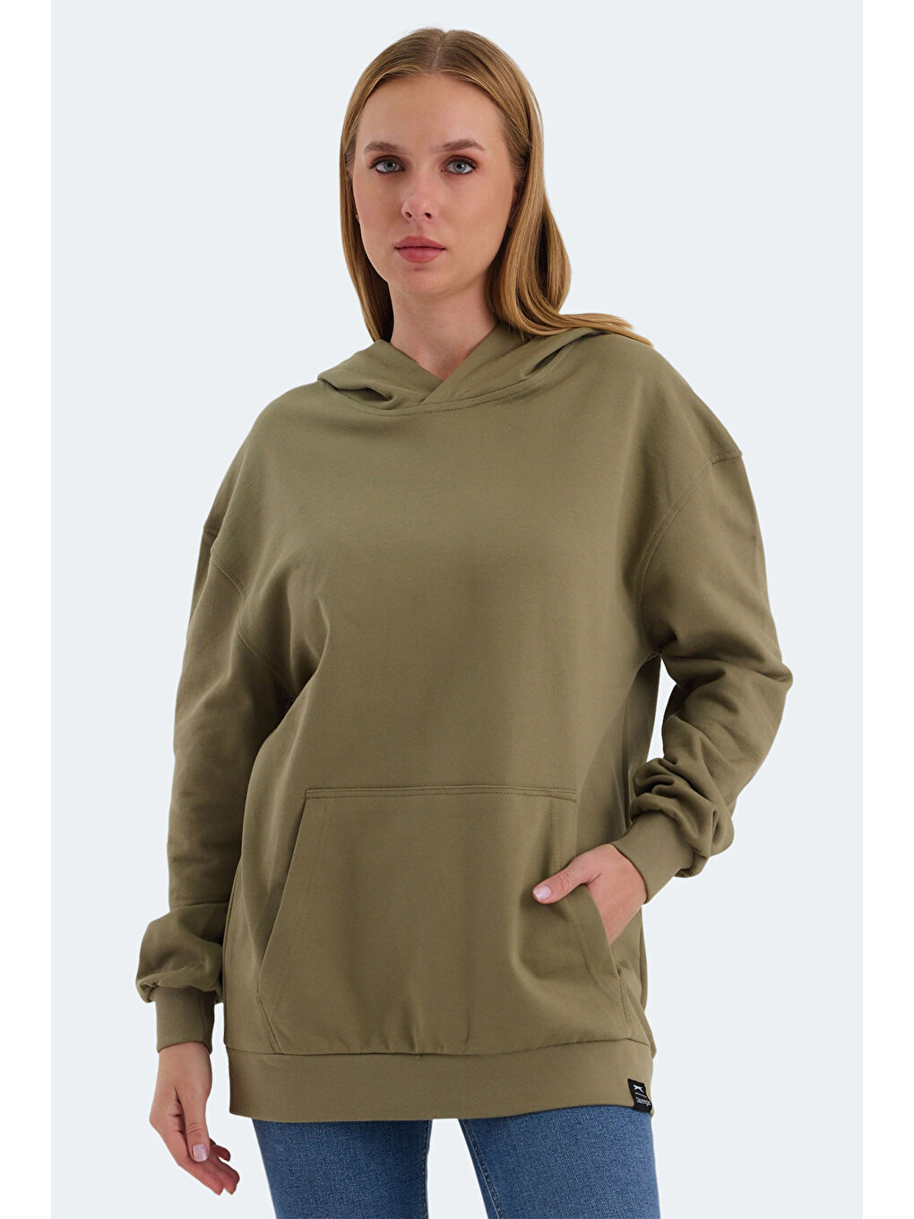 VIOLENCE Kadın Haki Sweatshirt