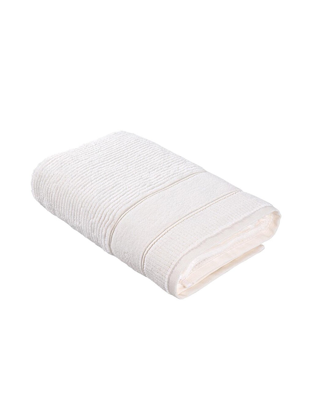 Ekru Eliza Banyo Havlusu %100 Pamuk 80x150 Cm