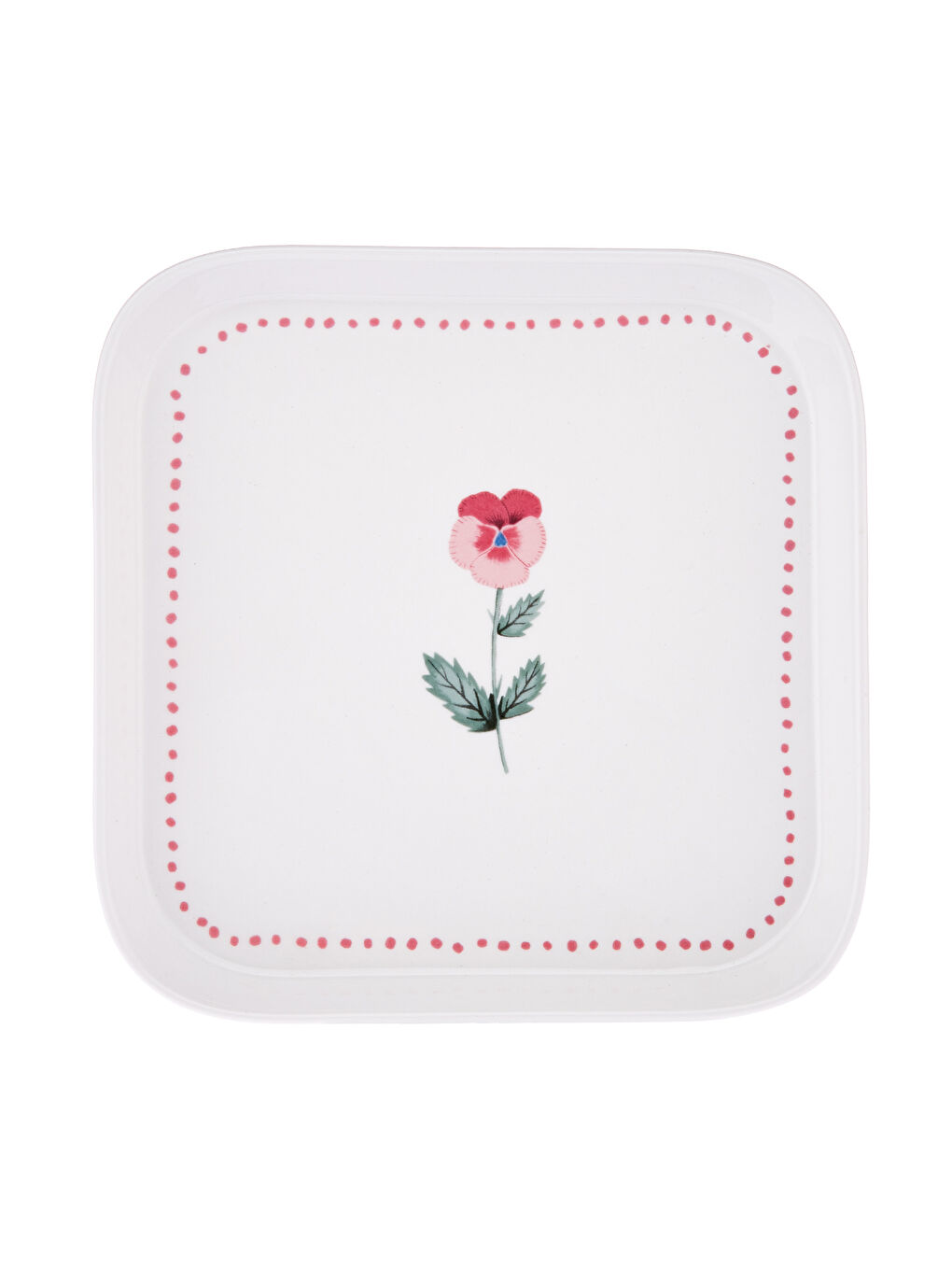 Beyaz Viola Porselen 30 Parça 6 Kişilik Kahvaltı Takımı-9