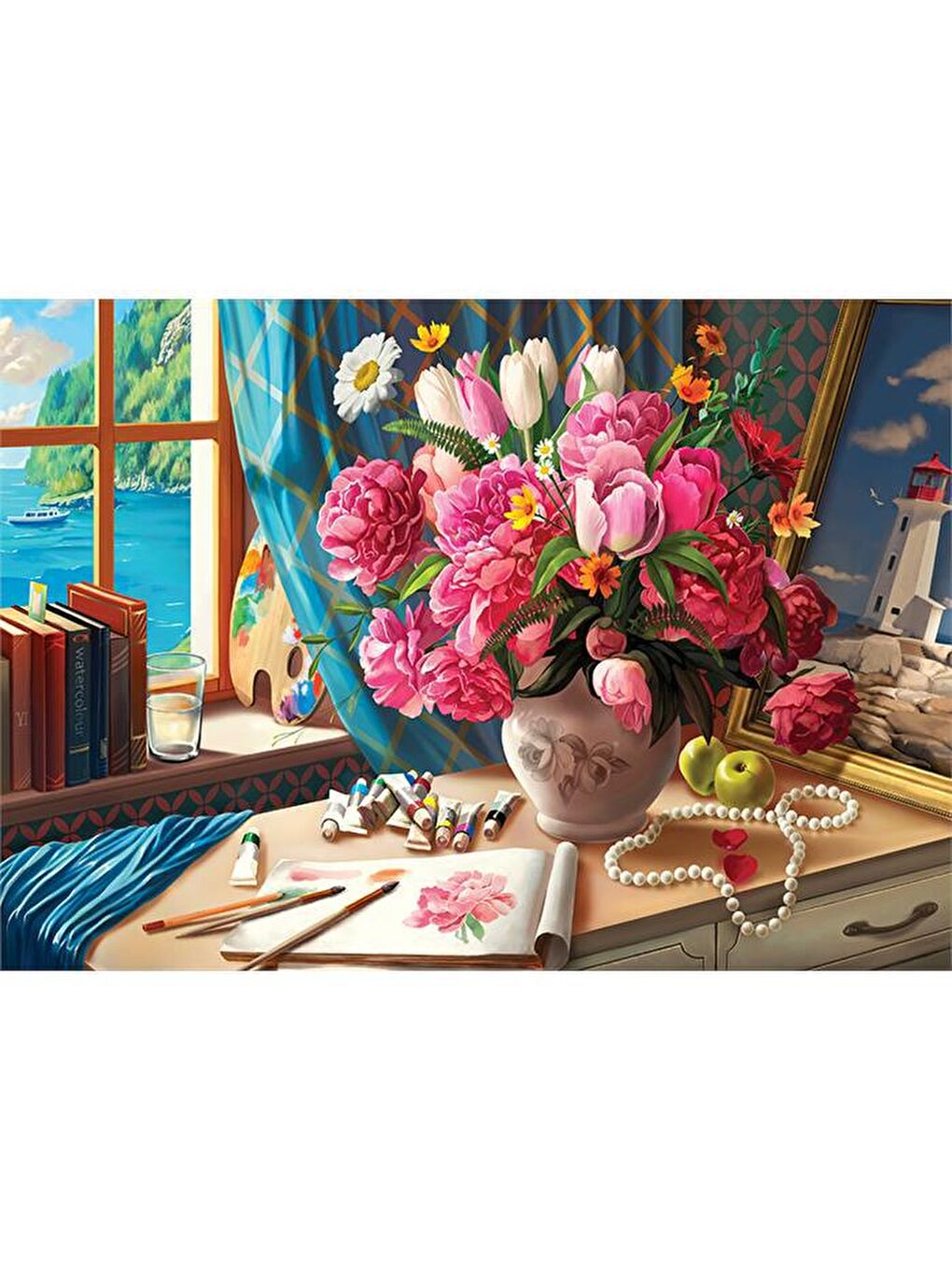 Art Puzzle Karışık 1500 Parça Puzzle Sanatın Kokusu