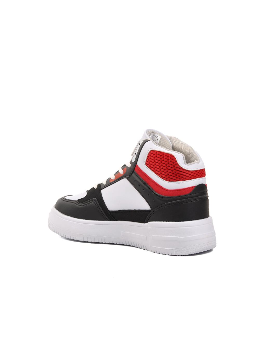 Walkway Berry Hi Beyaz-Siyah-Kırmızı Bağcıklı Unisex Hi Sneaker - 3