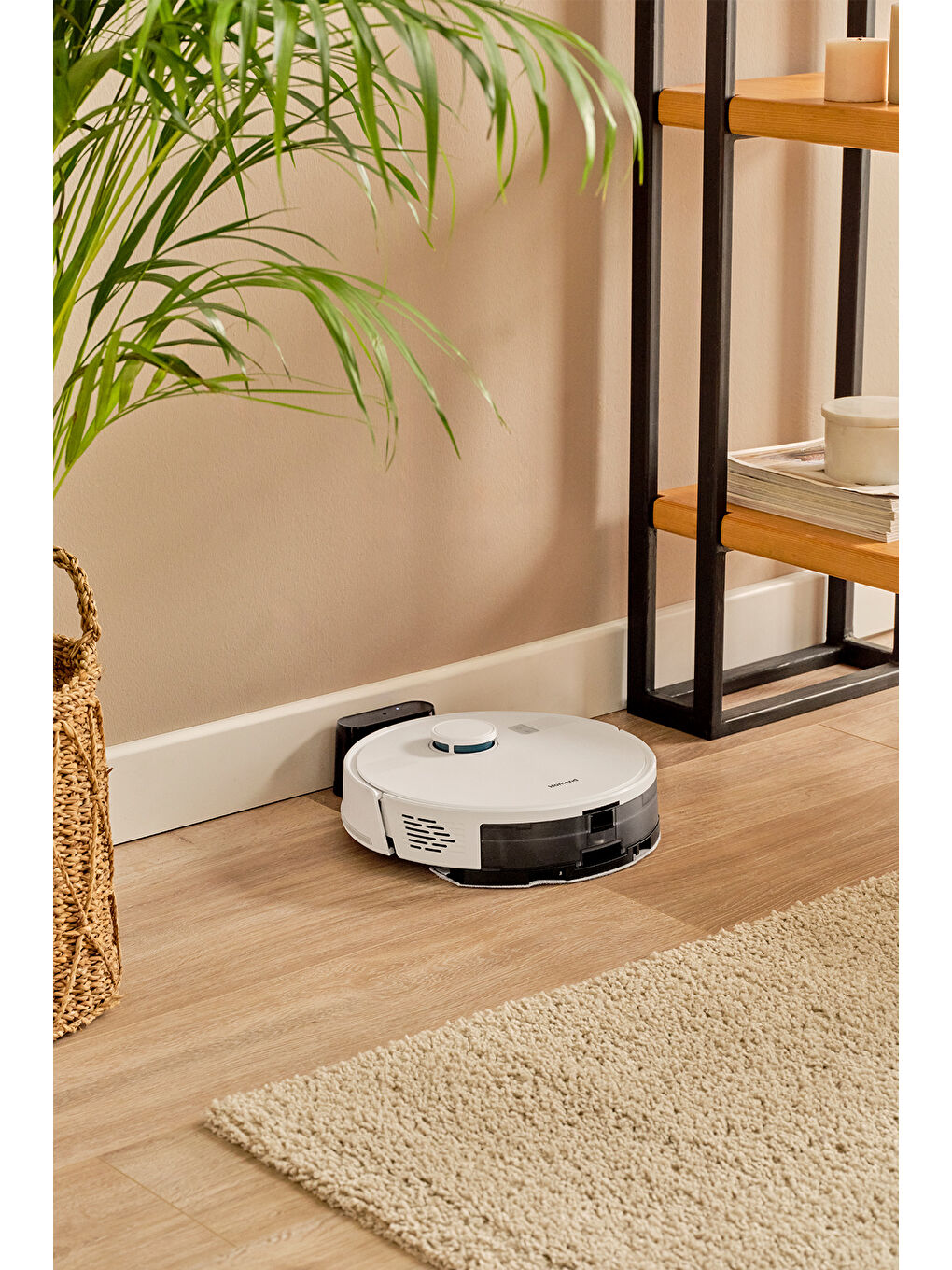 Alex Laser 1291H Moplu ve Haritalamalı Akıllı 5 Kpa Robot Süpürge Beyaz-1