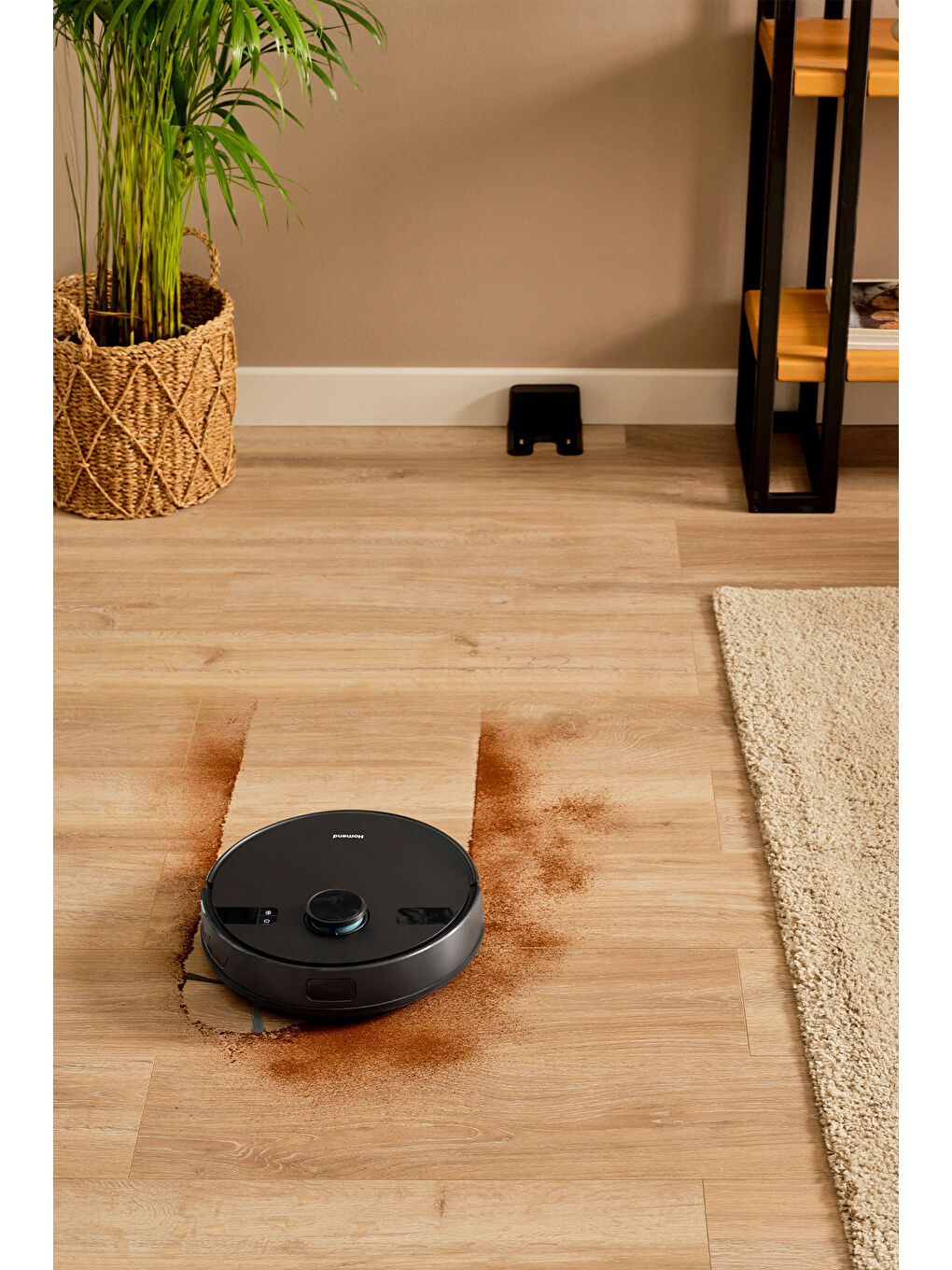 Alex Laser 1291H Moplu ve Haritalamalı Akıllı 5 Kpa Robot Süpürge Siyah-2