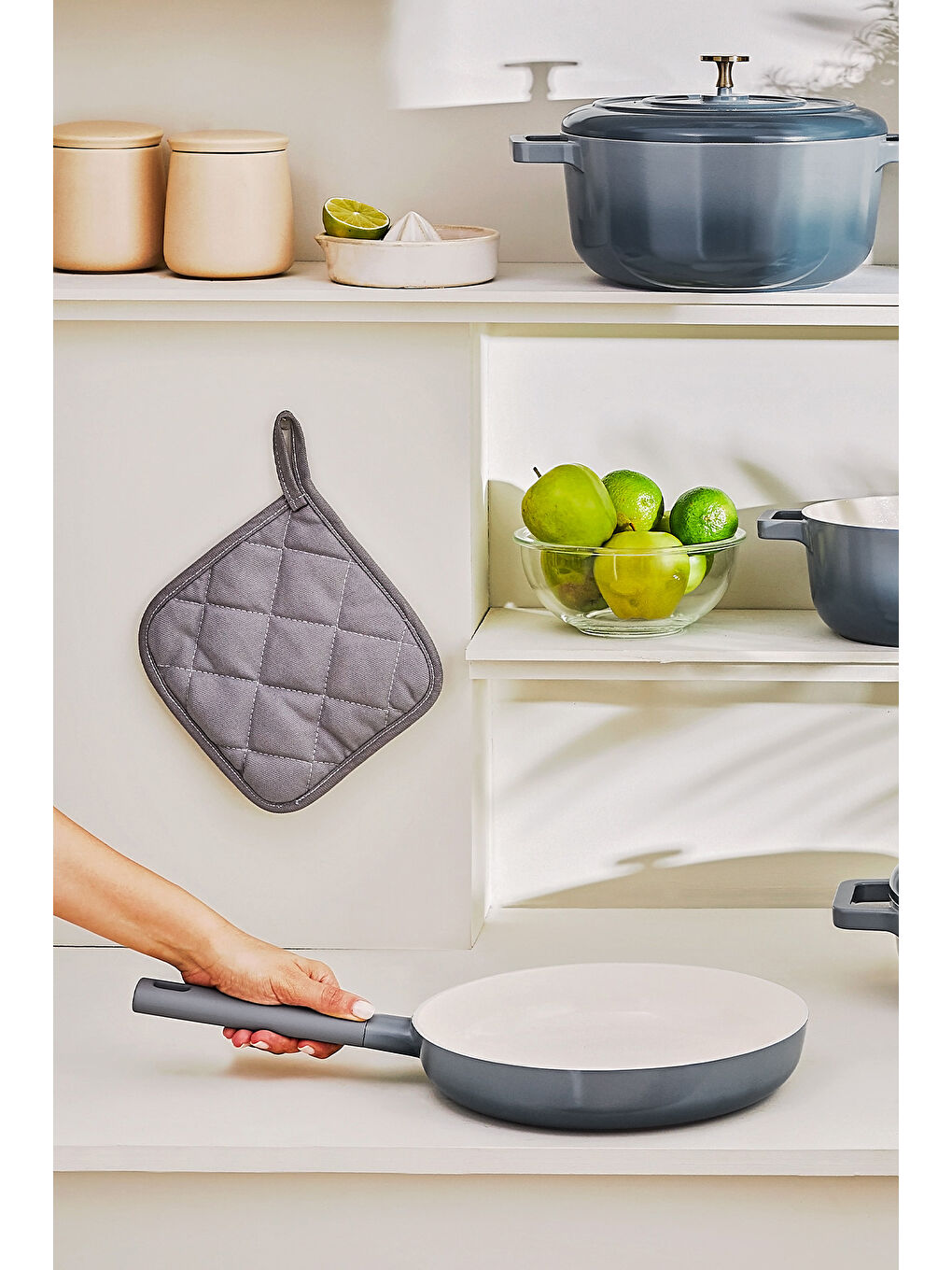 Mavi Blue Royal 7 Parça Tencere Seti-5