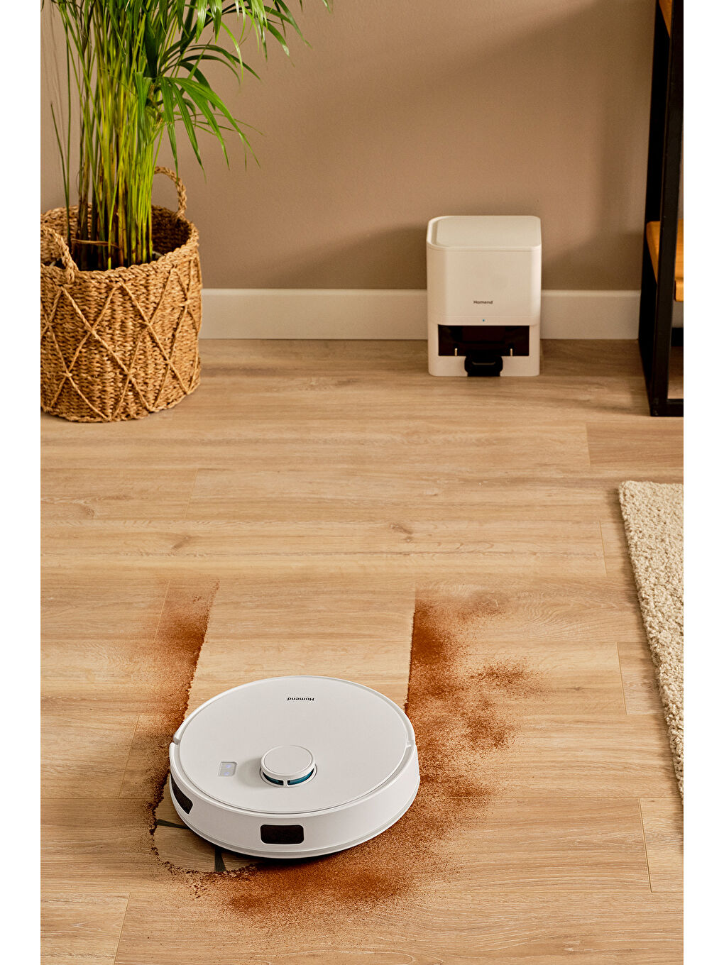 Alex Laser Power 1289H Otomatik Boşaltım Sistemli Yeni Nesil Moplu 5 KPA Robot Süpürge Beyaz-4