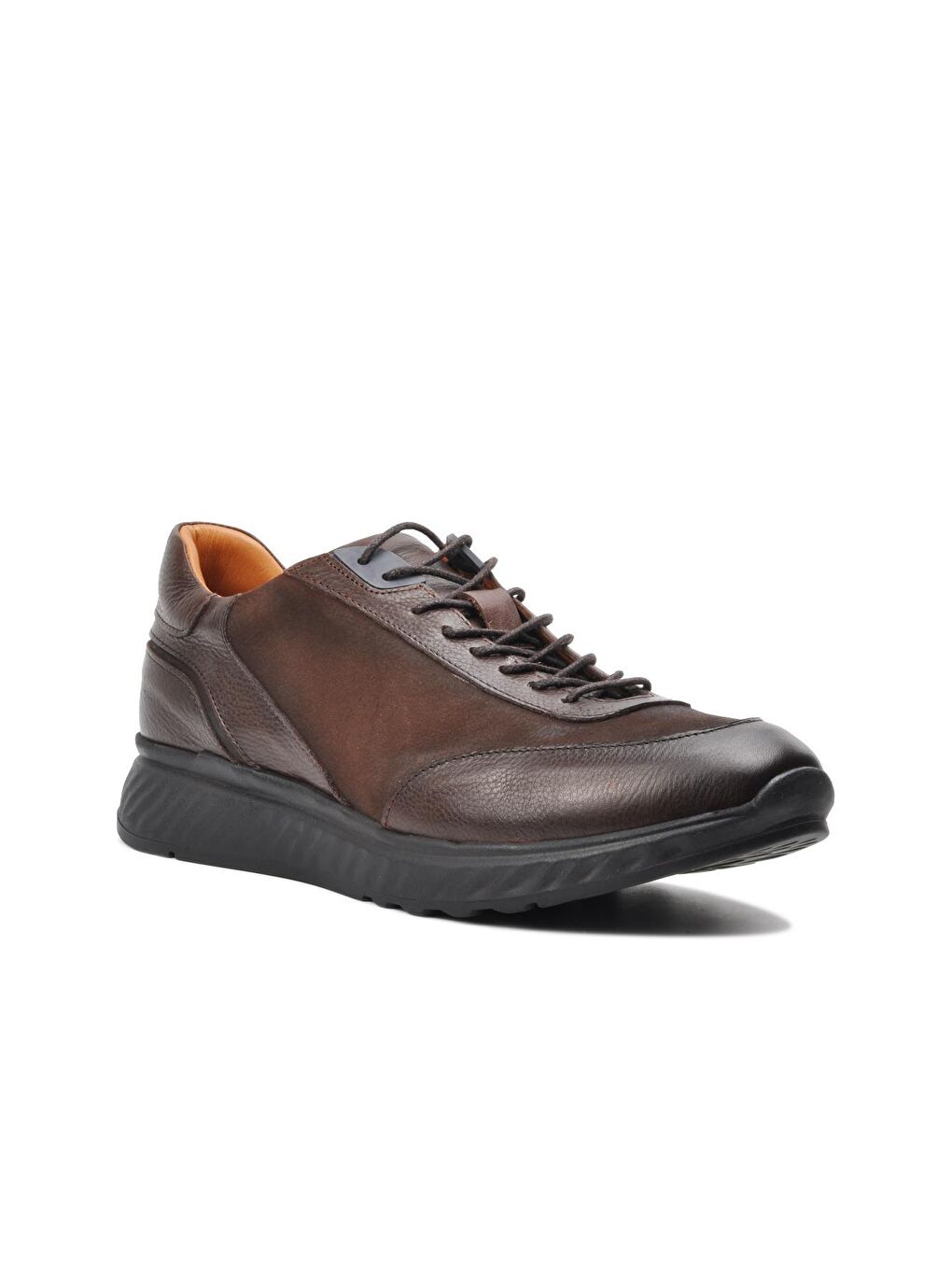 Kahverengi Premium 25690-01 Kahve Erkek Hakiki Deri Casual Ayakkabı-2