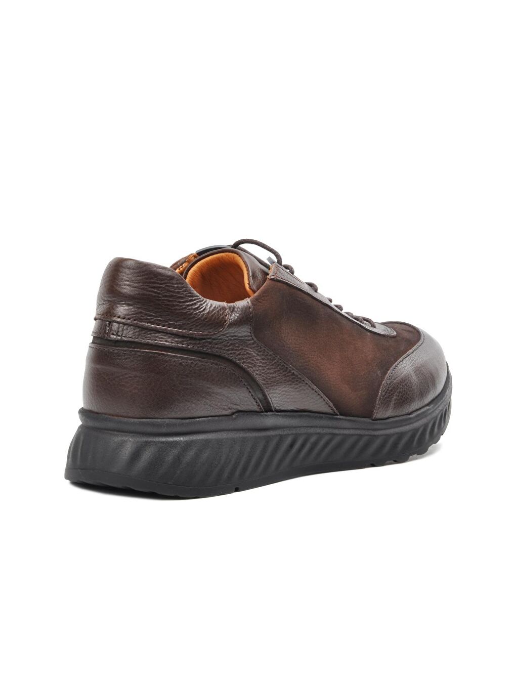 Kahverengi Premium 25690-01 Kahve Erkek Hakiki Deri Casual Ayakkabı-3