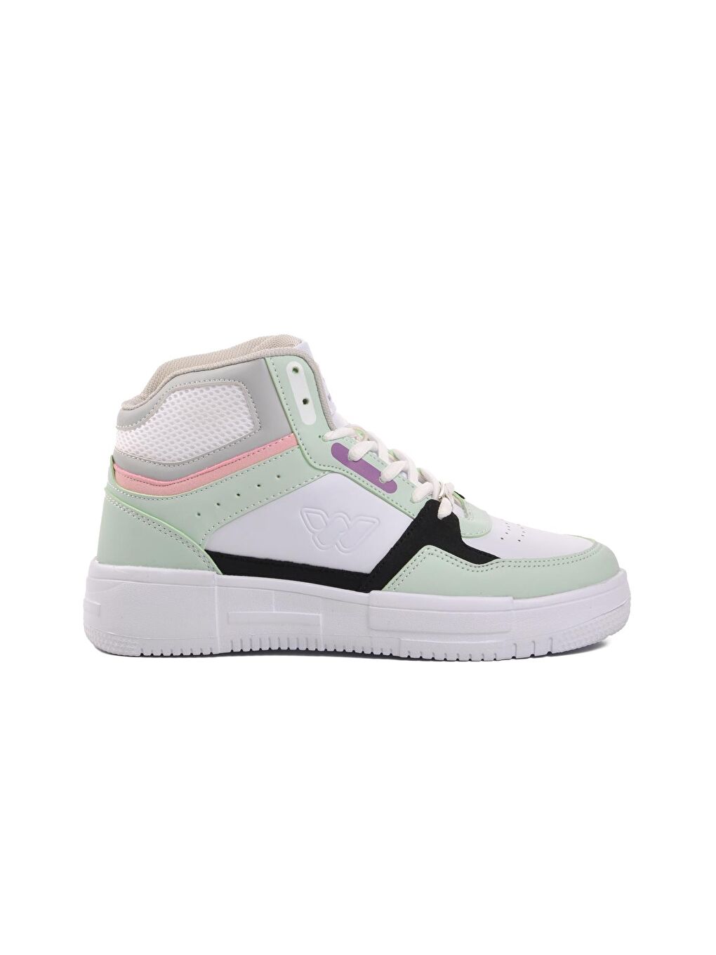 Walkway Berry Hi Beyaz-Su Yeşili Bağcıklı Unisex Hi Sneaker